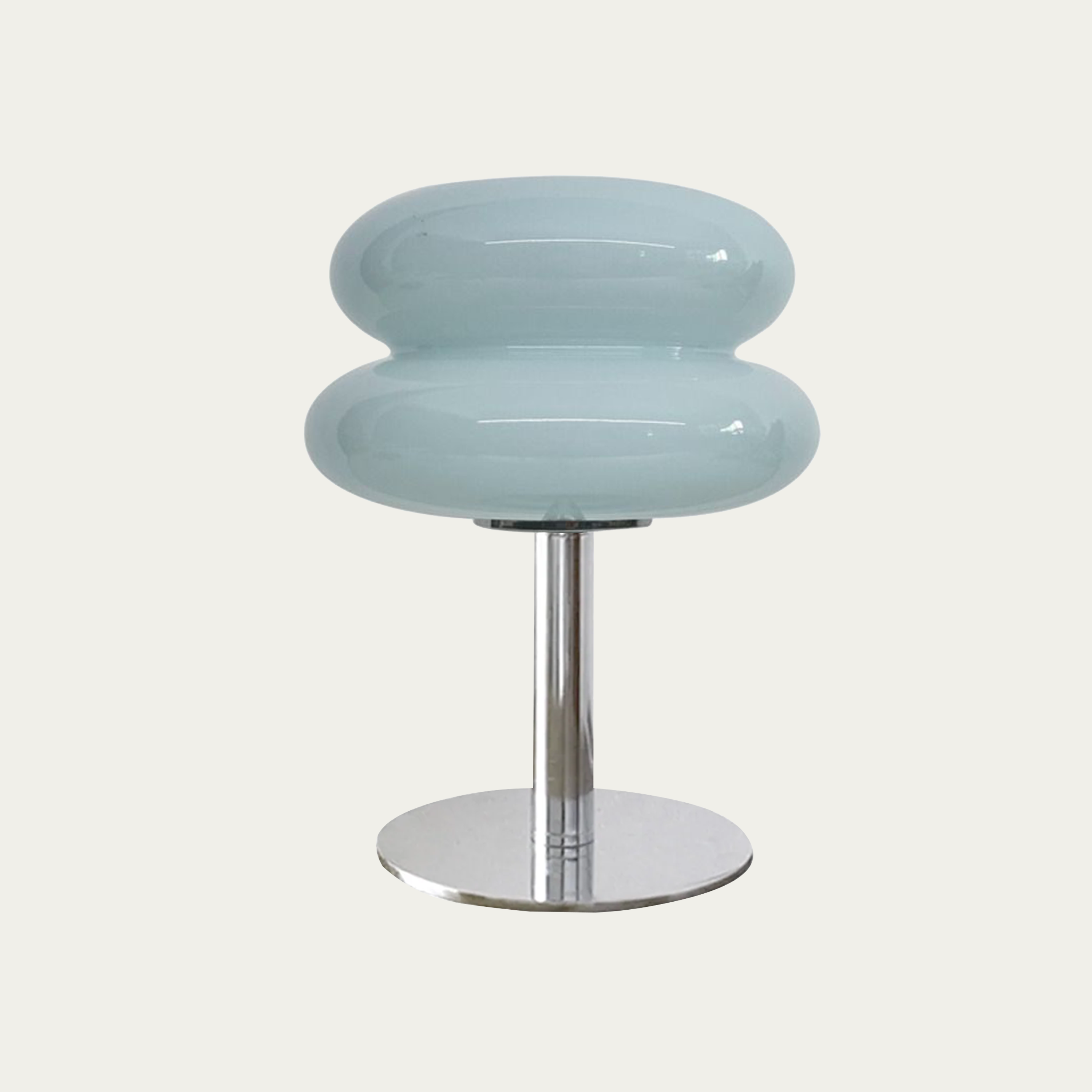 Modern Bubble Table Lamp – Retro-Inspired Glass & Metal Accent Light