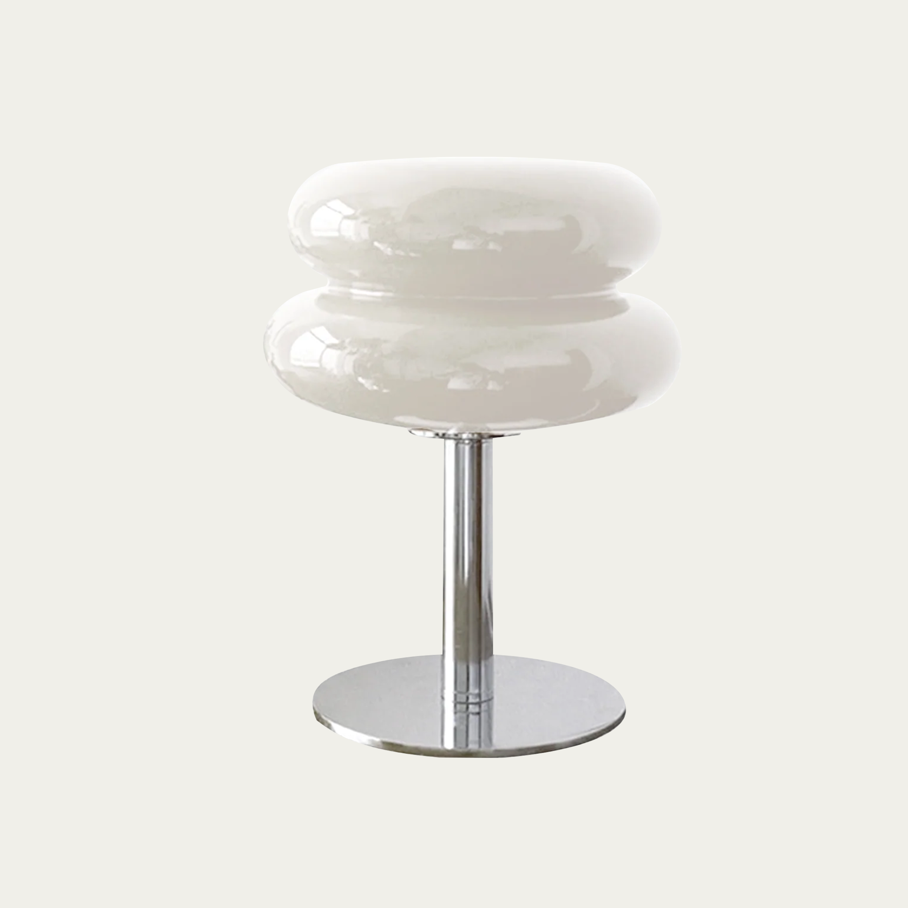 Modern Bubble Table Lamp – Retro-Inspired Glass & Metal Accent Light