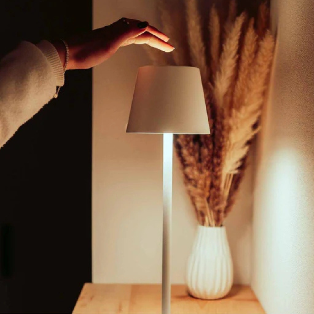 Modern LED Table Lamp – Rechargeable Touch-Control Ambient Light