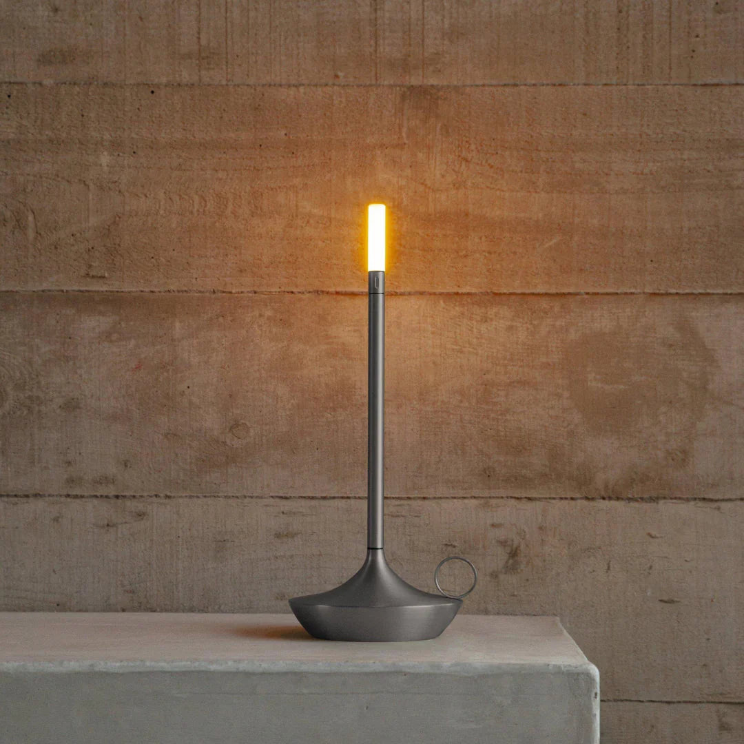 Modern LED Candle Lamp – Rechargeable Ambient Light with Touch Control