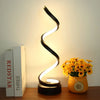 Modern Spiral LED Table Lamp – Dimmable Artistic Desk Light