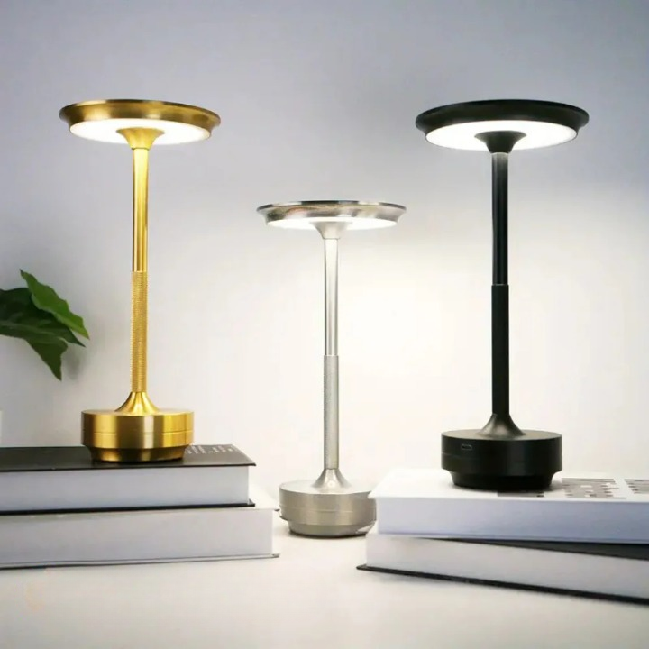 Rechargeable LED Table Lamp | Dimmable & Wireless