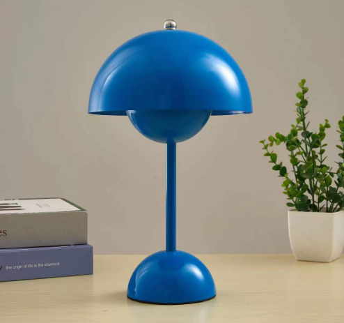 Modern Mushroom Table Lamp – Rechargeable 5W LED with Touch Control