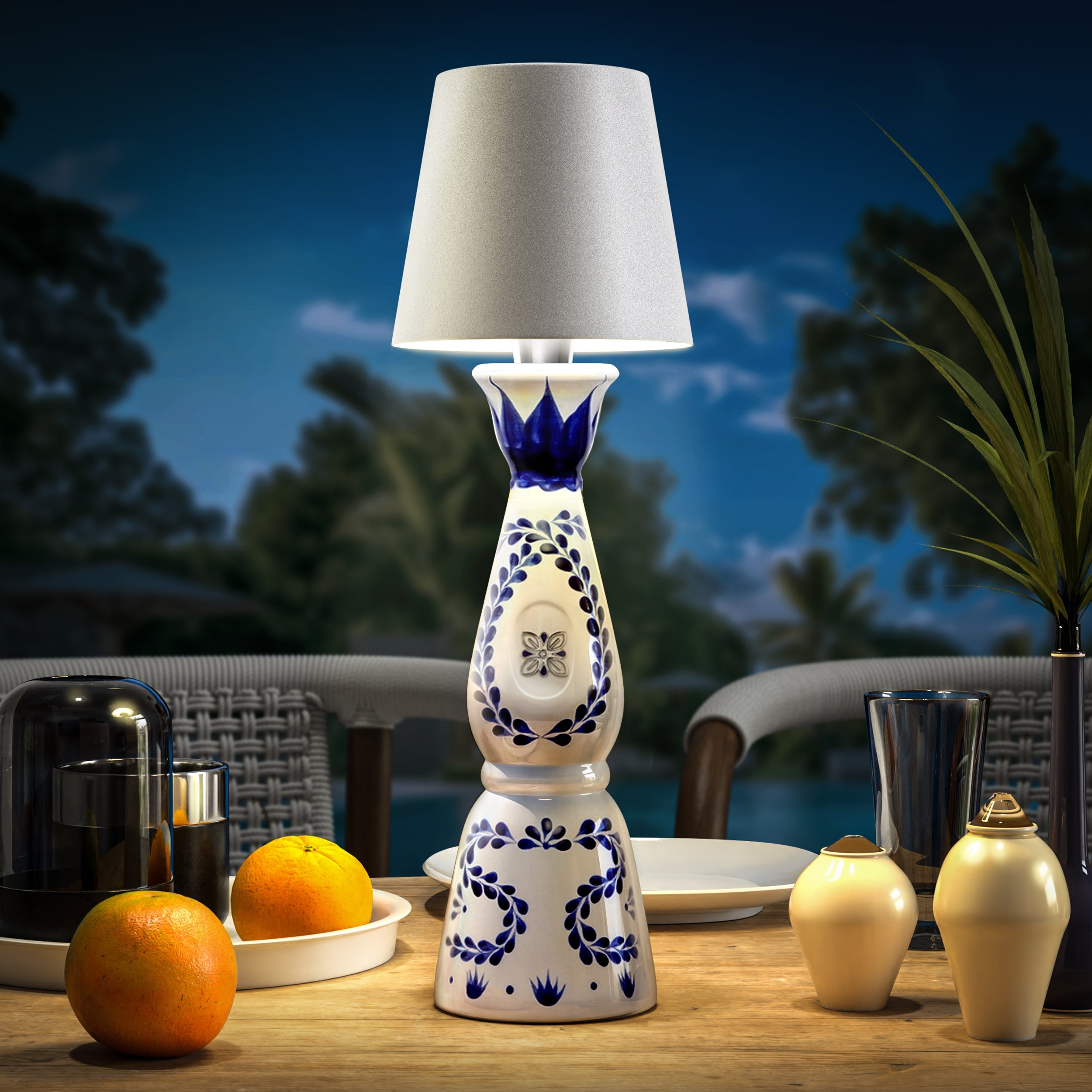 Elegant Wine Bottle Stopper Lamp with Soft LED Glow